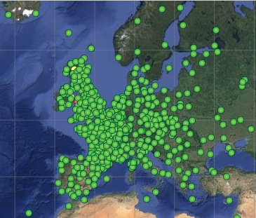 Map of the Post-Processed Network